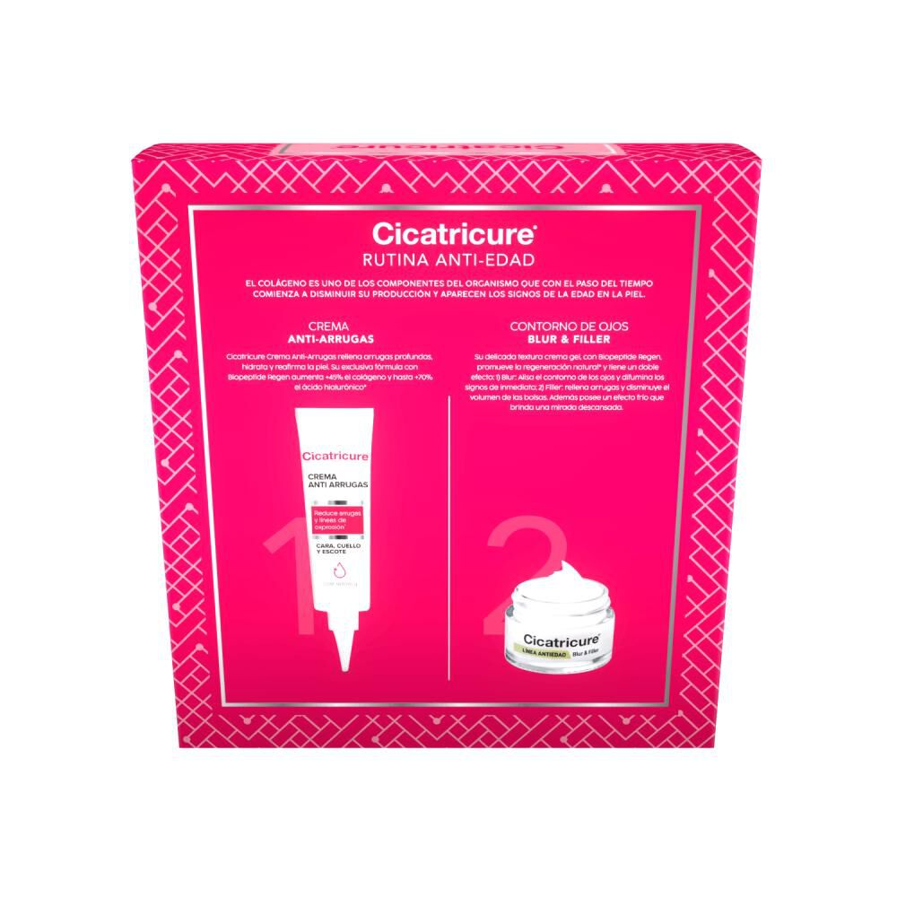 Pack Cicatricure Crema Anti-arrugas 60 Gr + Contorno De Ojos Blur And Filler 15 Gr image number 1.0