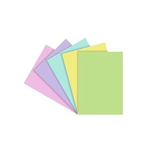 Cartulina Opalina Lisa Colores Pastel 50 Hojas 220grs A4