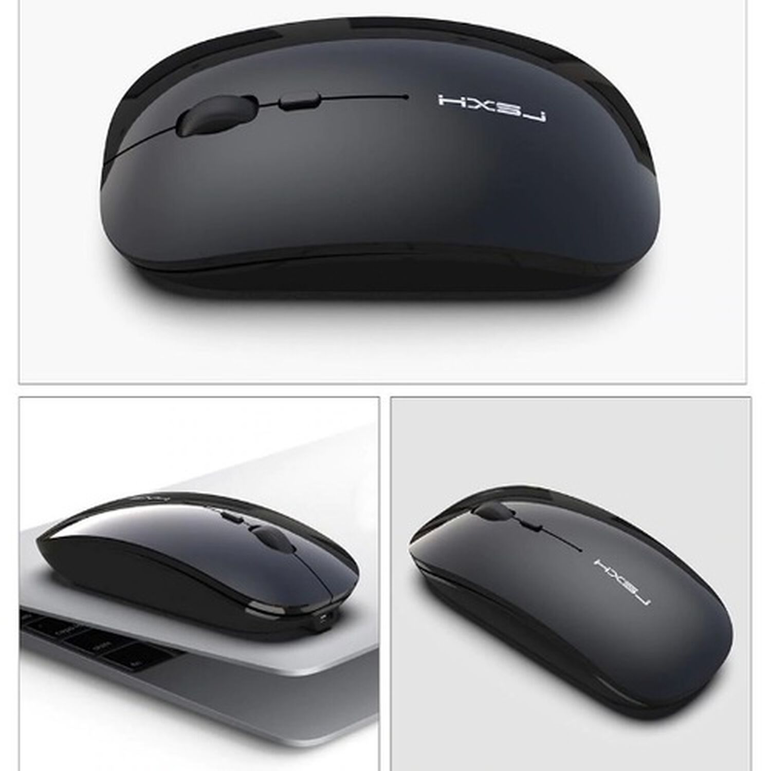 Mouse Raton Recargable Usb Silencioso Dpi Inal&aacute;mbrico 2,4ghz Y Optico Pc Notebook Bt Ergon&oacute;mico) image number 4.0