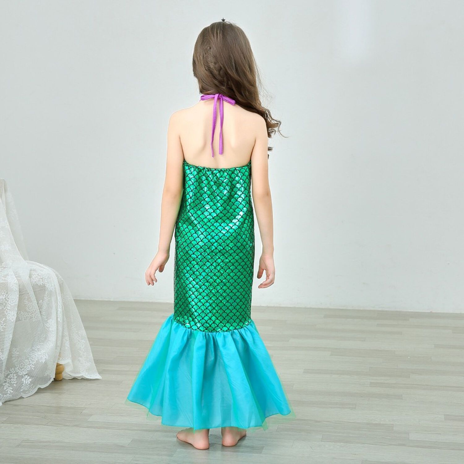 Disfraz Princesas Sirenita Ariel Para Ni&ntilde;a Disney image number 1.0