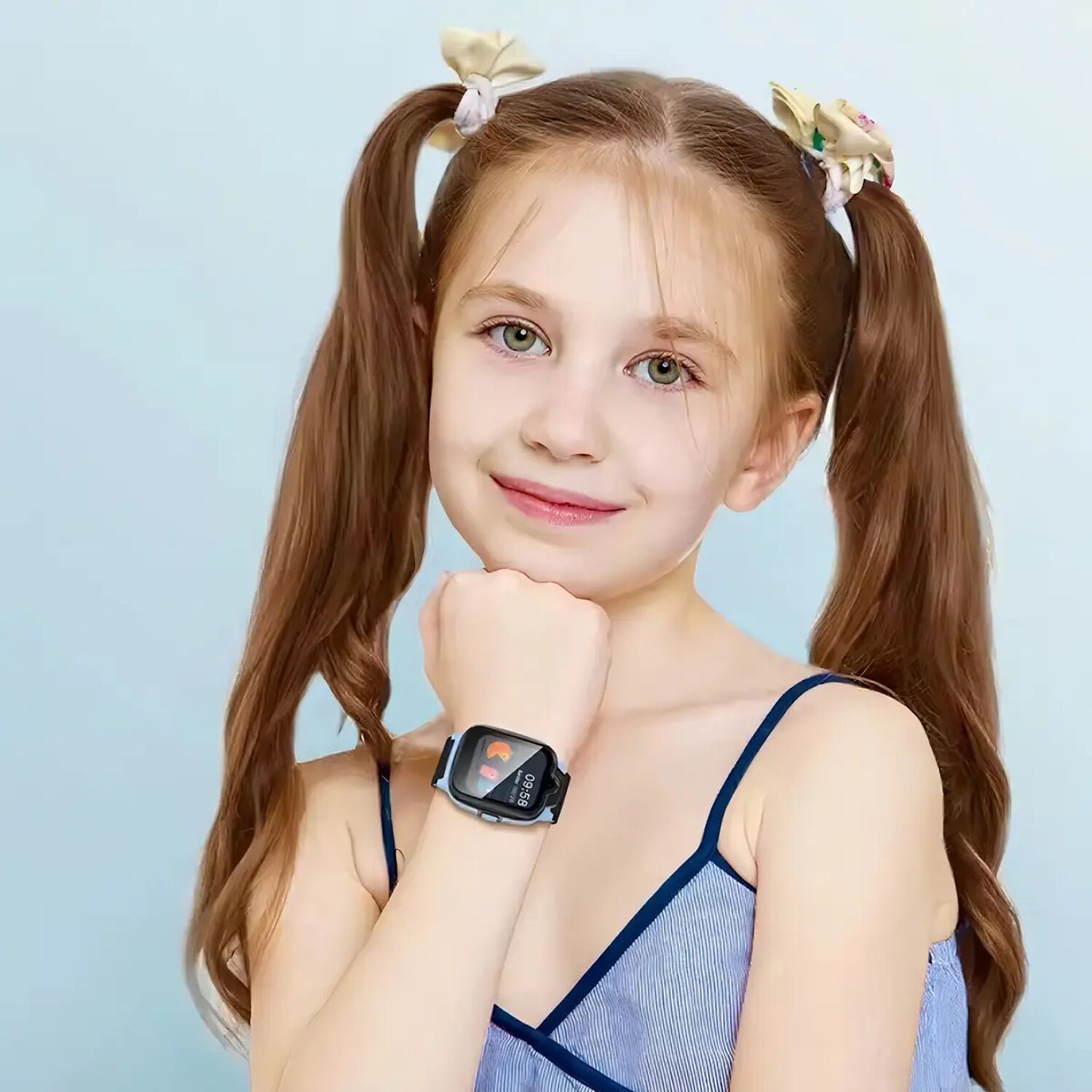Hoco Y104 Smart Watch Reloj Inteligente Para Ni&ntilde;os 4g Gps - Azul image number 5.0