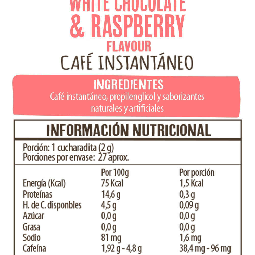 Café Beanies Liofilizado White Chocolate & Raspberry image number 3.0