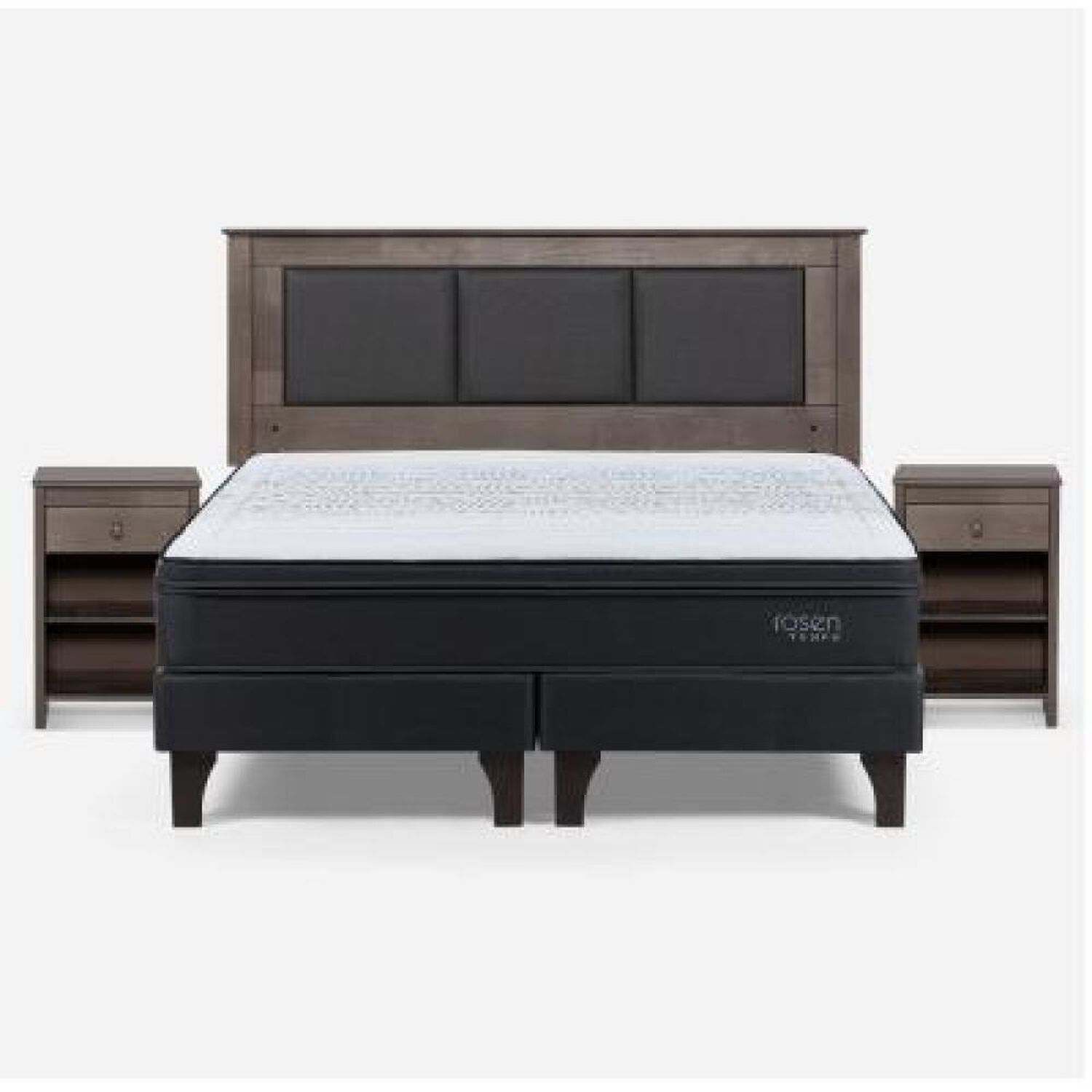 Cama Europea Rosen Tempo / King / Base Dividida + Set De Maderas image number 6.0