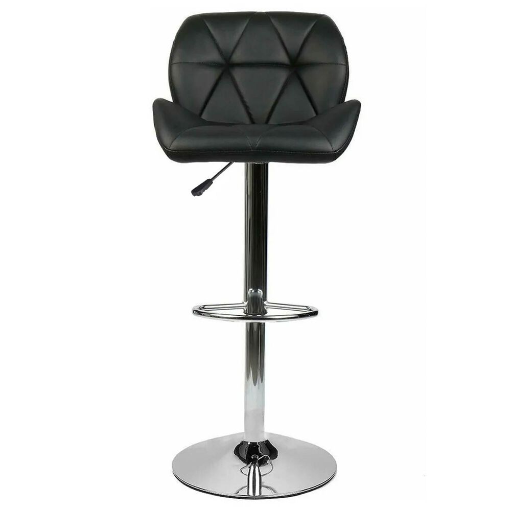 Pack 2 Silla Alta Bar Acolchada Negro image number 4.0