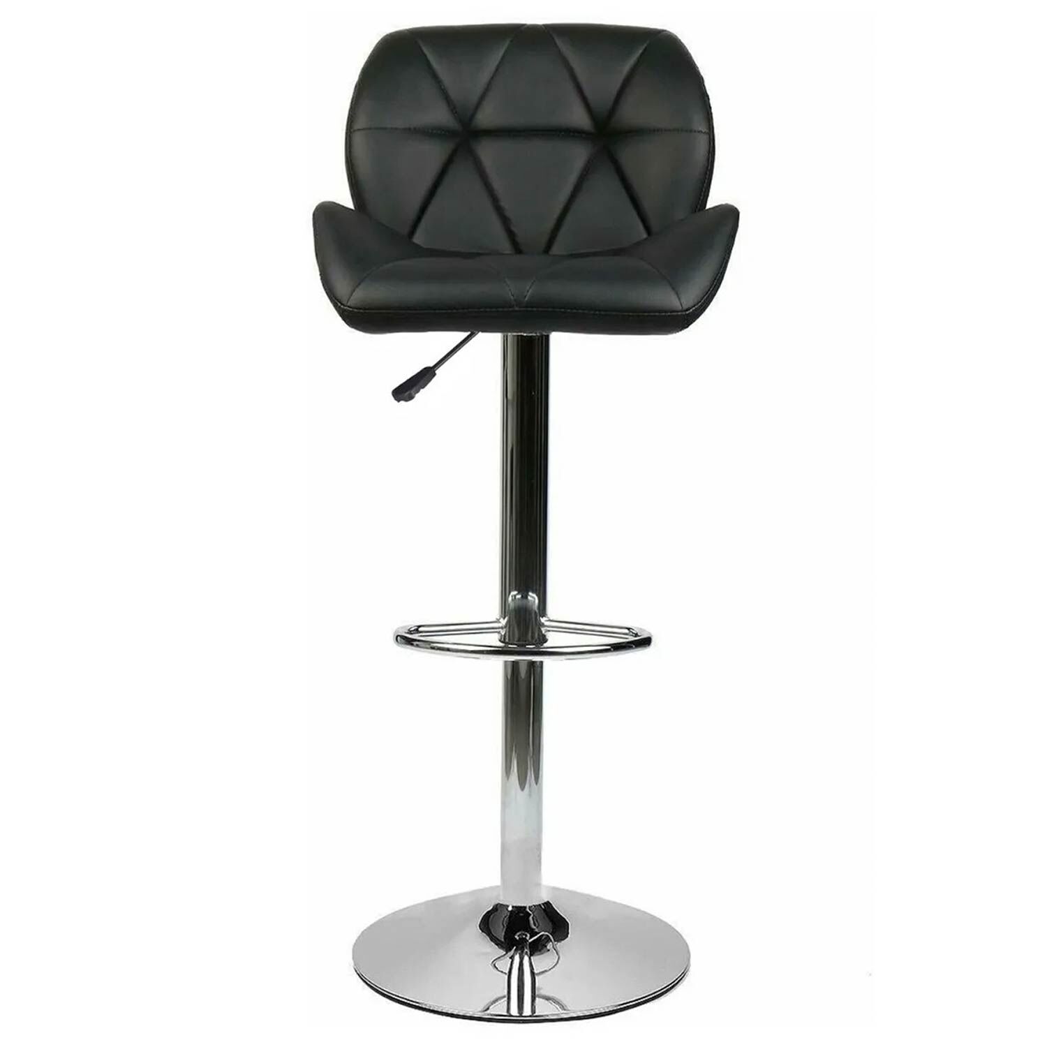 Pack 2 Silla Alta Bar Acolchada Negro image number 4.0
