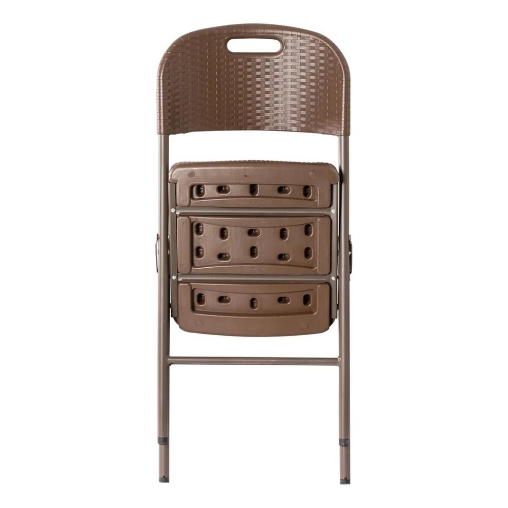 Silla Plegable Con Asa Color Caf&eacute; image number 1.0