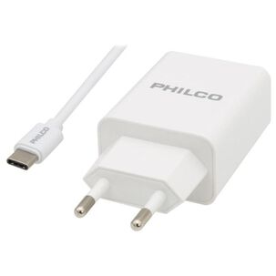 Cargador De Pared Usb Tipo C Carga Rapida 18w Blanco