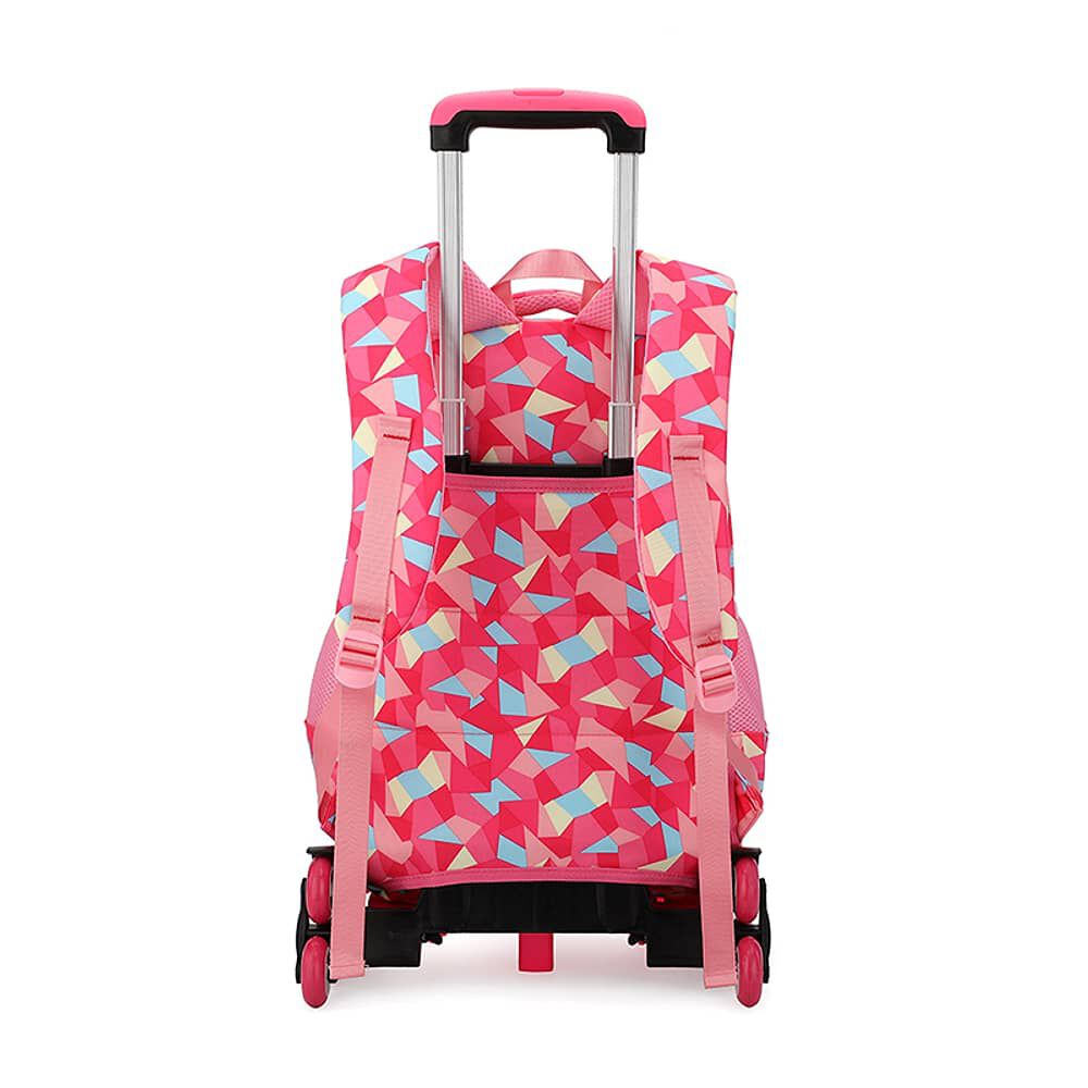 Mochila Infantil 6 Ruedas 30l Capibag Rosada image number 3.0