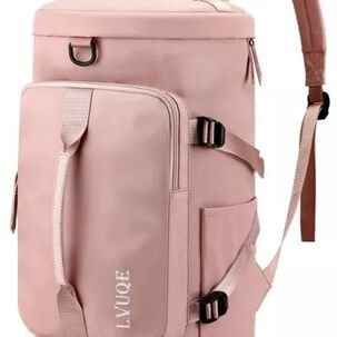 Bolso De Viaje Impermeable Mochila Multiusos Hombro Gimnasio Rosa