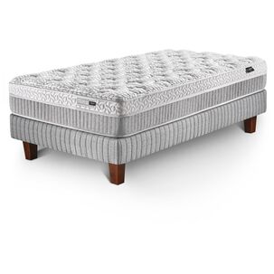 Cama Europea Cannon Home Hybrid Cloud / 1.5 Plazas / Base Normal