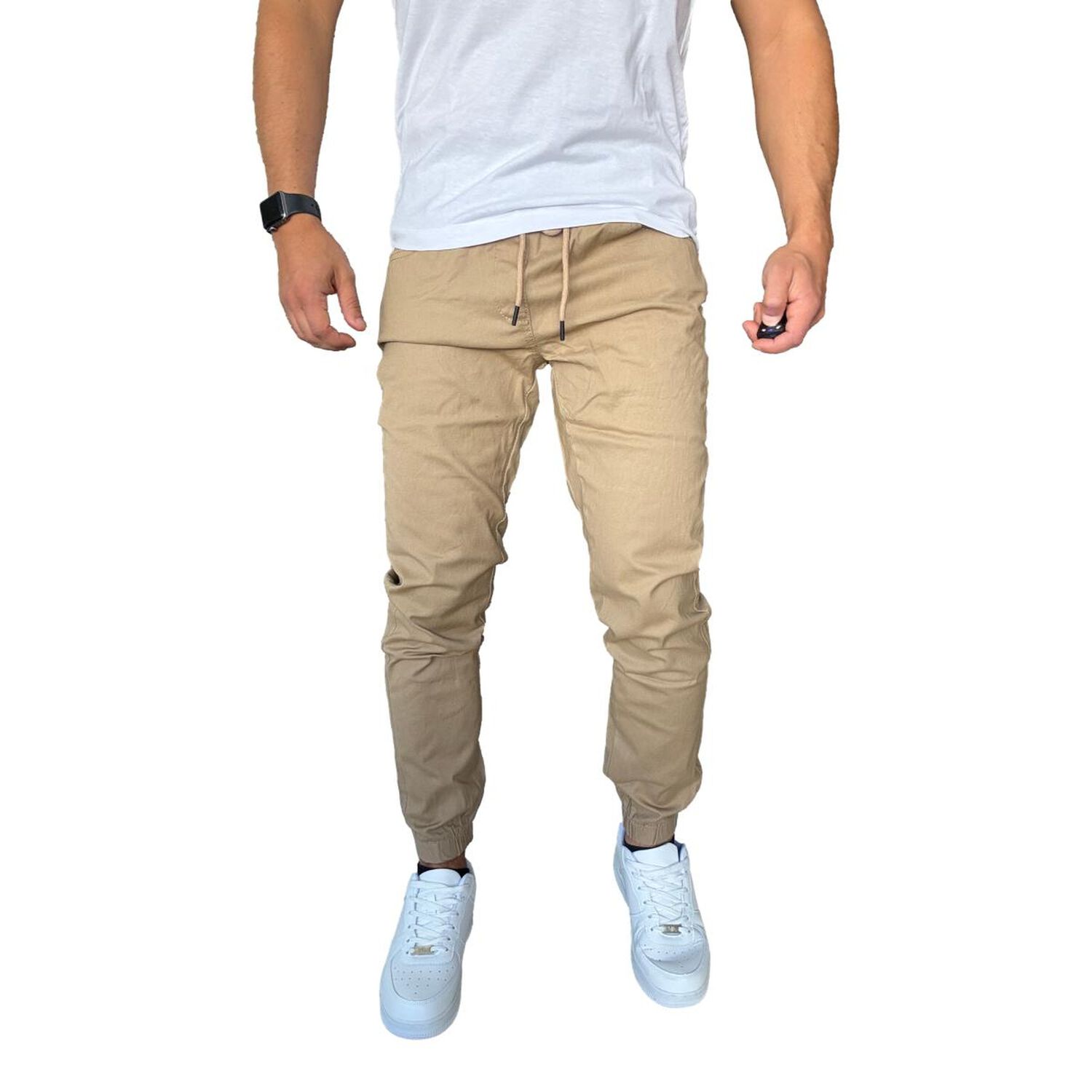 Jogger Mosaico Pantal&oacute;n Slim Fit Elasticado Colores image number 37.0