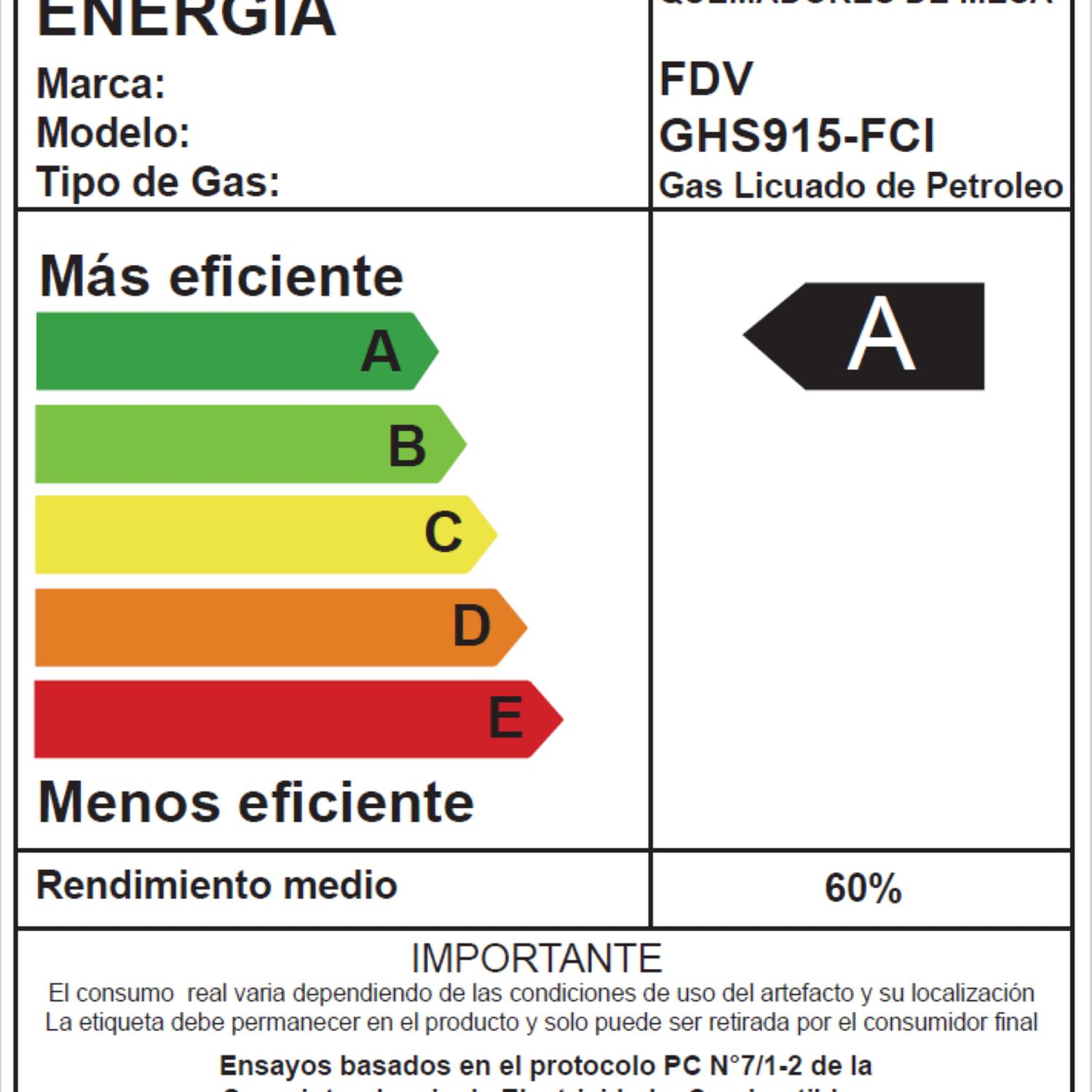 Encimera A Gas Fdv Signature 90 5q Glp image number 6.0