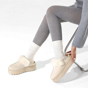 Zueco Tipo Pantufla Casual Mujer Moda Con Felpa Weide Sl26