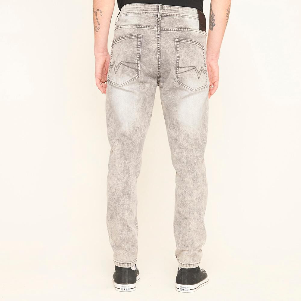 Jeans Rotura Tiro Normal Slim Hombre Rolly Go image number 2.0