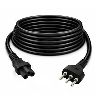 Cable De Poder Tipo Tr&eacute;bol 1.8 Mt Reforzado 220v / 3 Pin