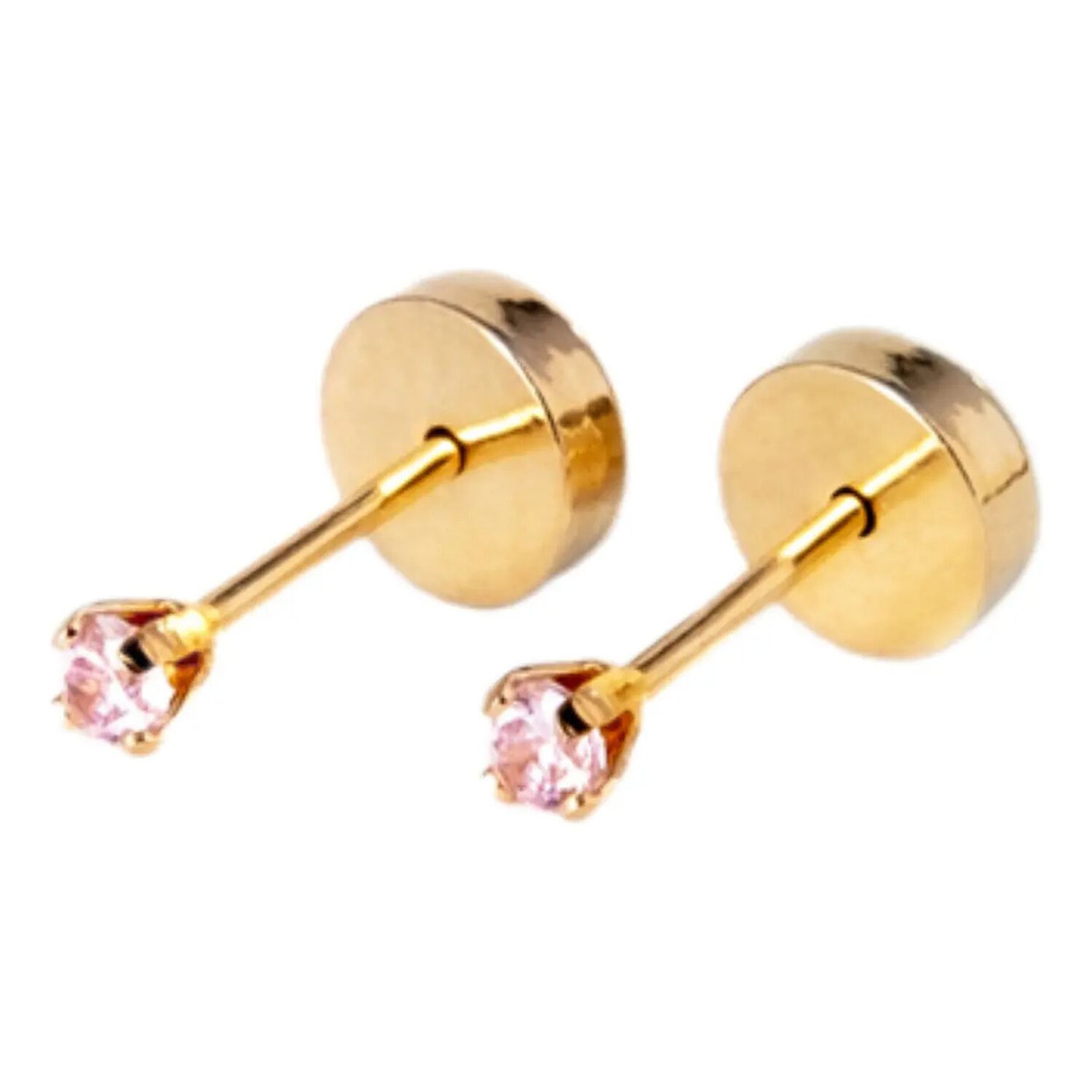 Aros Abridores Chispas 2mm No1 Oro 18k Circ&oacute;n Beb&eacute; Ni&ntilde;a image number 4.0