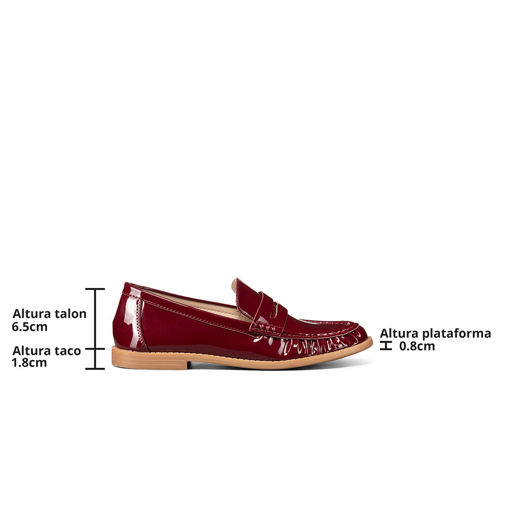 Mocasin Casual Mujer Charol Vintage Formal Weide You502 image number 6.0