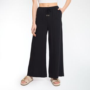 Pantal&oacute;n El&aacute;sticado En Cintura Tiro Medio Relax Mujer Freedom