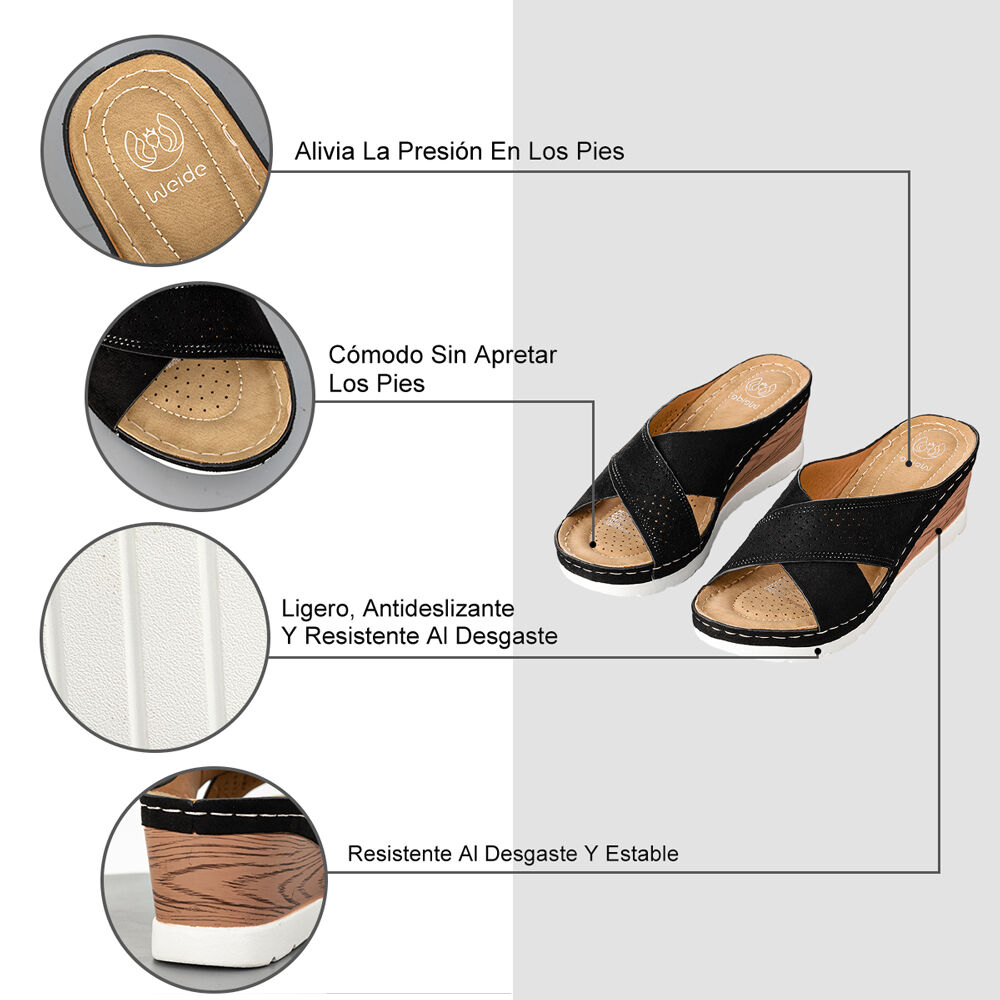 Sandalias Chalas Casual Confort Mujer Weide Qiu366 image number 5.0
