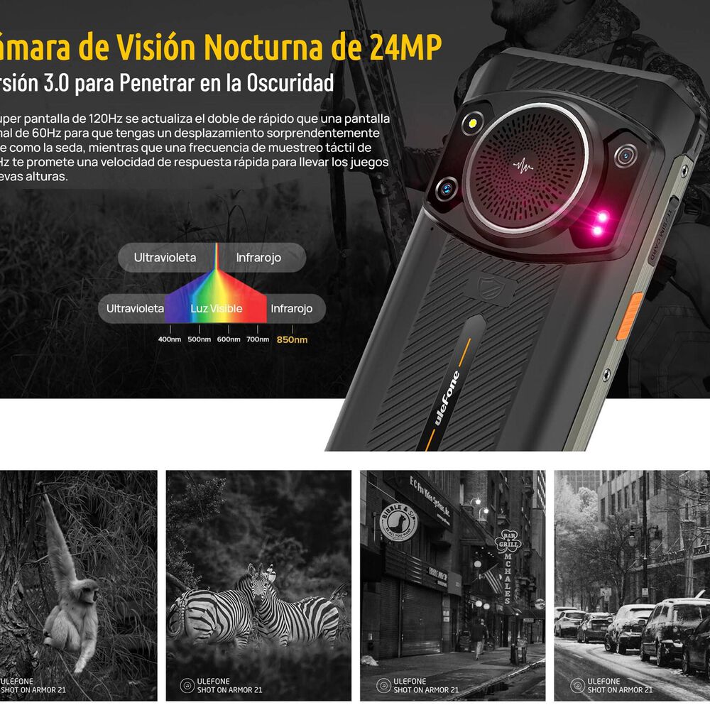 Ulefone Power Armor 21 - Smartphone Resistente Con Sonido Hifi Y Halo Infinito image number 6.0