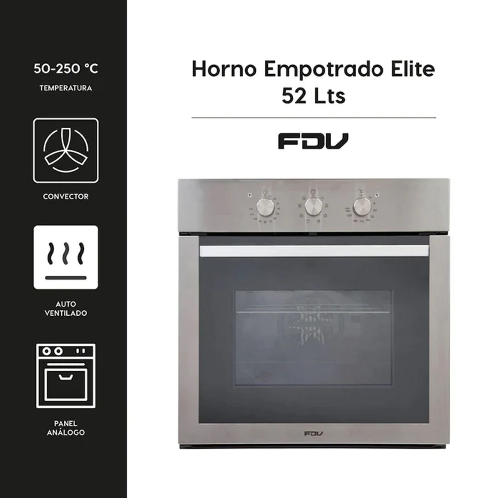 Horno Eléctrico Fdv Elite - 52 Litros image number 6.0
