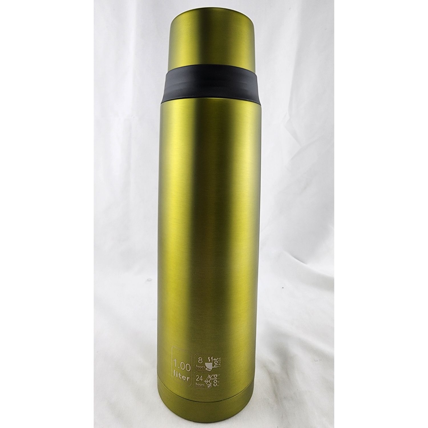 Termo Mega Slim Iv 1l Acero Inoxidable Te Cafe Outdoor Verde image number 1.0