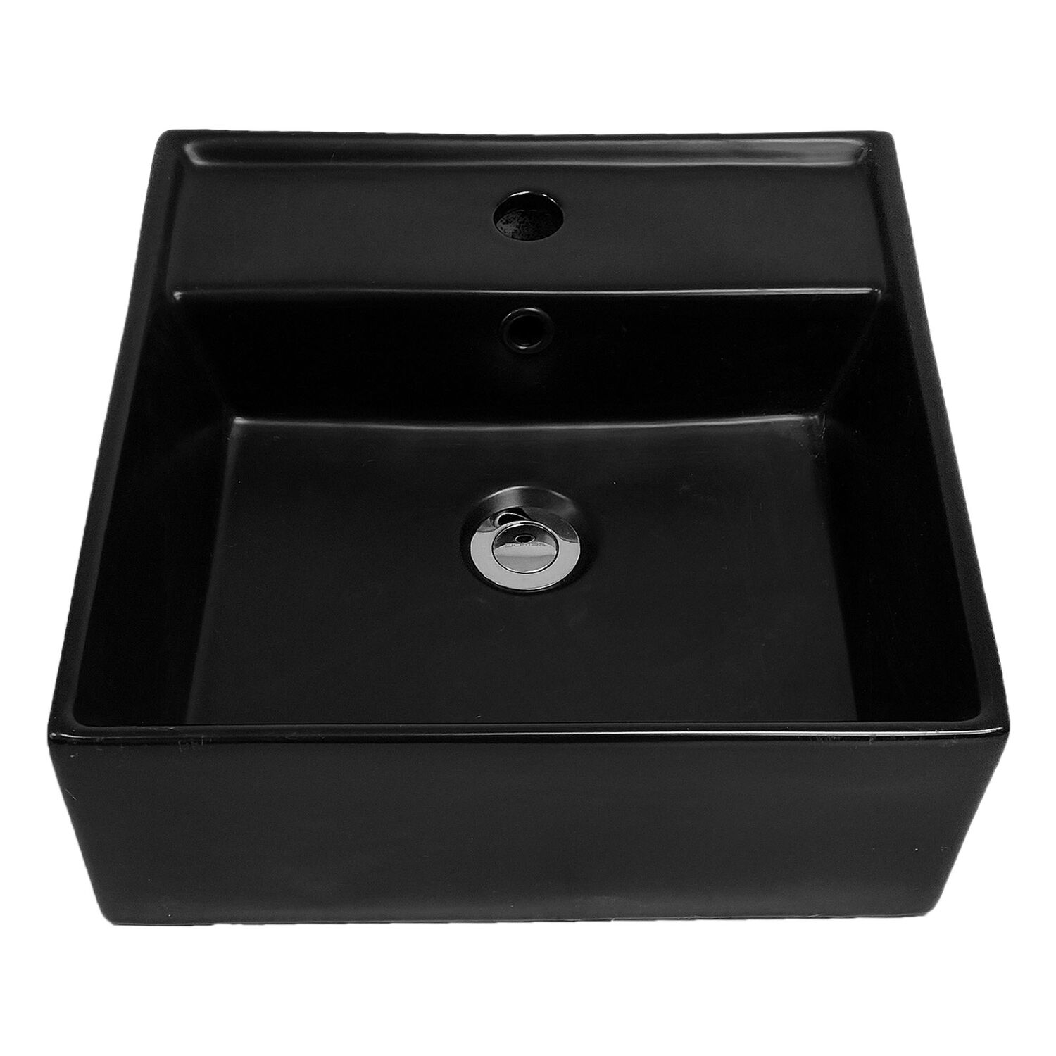 Lavamanos Sobreponer Domsa Be5028 Negro 42x41x15cm image number 0.0