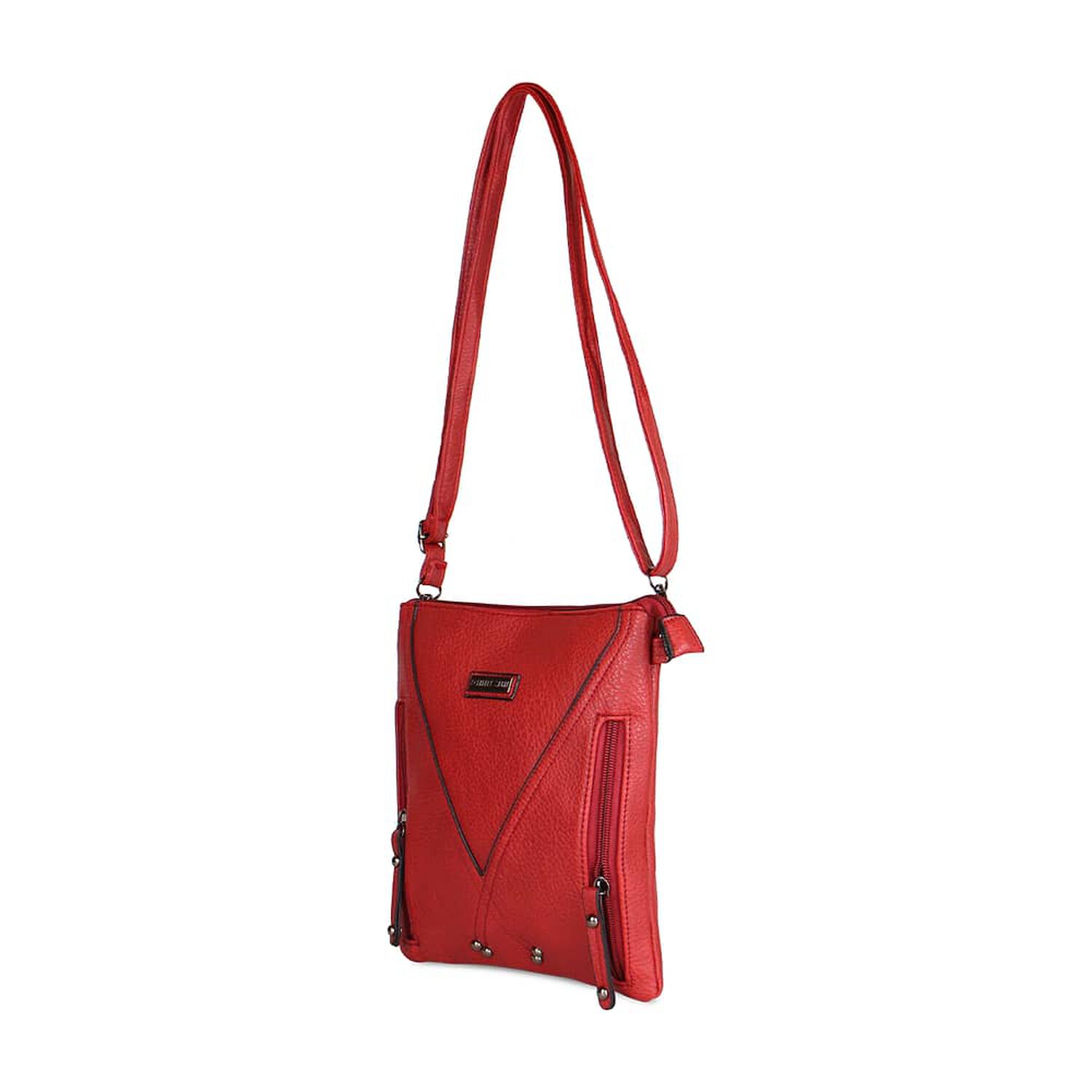 Cartera Bandolera Pascal Roja Anabella Sachi image number 1.0