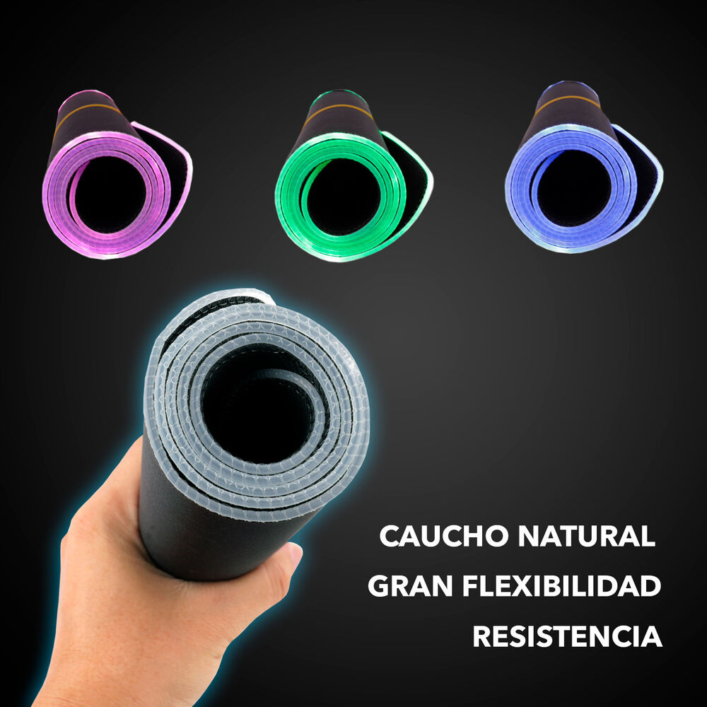 Mouse Pad Gamer Luces Led Rgb Negro image number 3.0