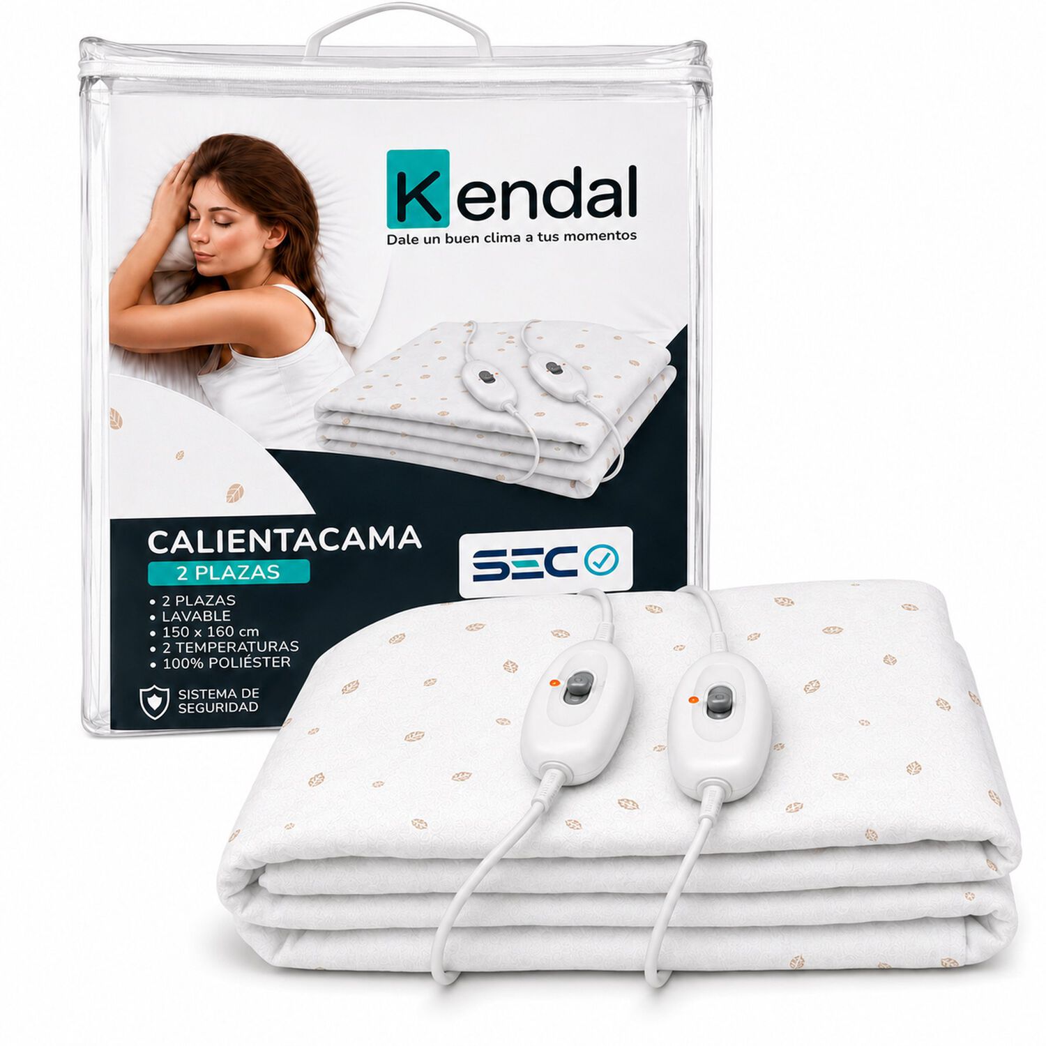 Calienta Camas Kendal 2 Plaza Lavable / 2 Temperaturas / Sec image number 0.0