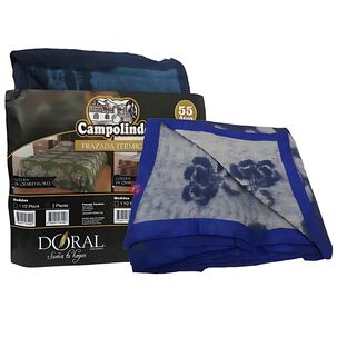 Frazada Campo Lindo 2 Plazas Doble Faz Color Surtido - Ps