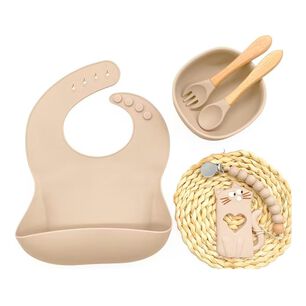 Set Alimentación Bebesit March Silicona Beige