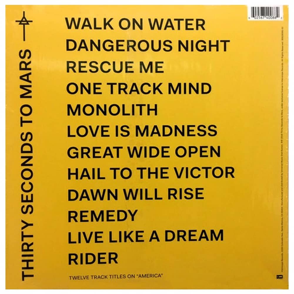 Thirty Seconds To Mars - America | Vinilo image number 1.0