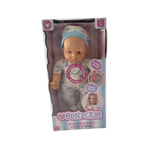 Muñeca Baby Doll Bostecitos Cuerpo Blando 12" Corazón, 12 Sonidos Ass Muñeca Baby Doll Bostecitos Cuerpo Blando 12" Corazón, 12 Sonidos Ass