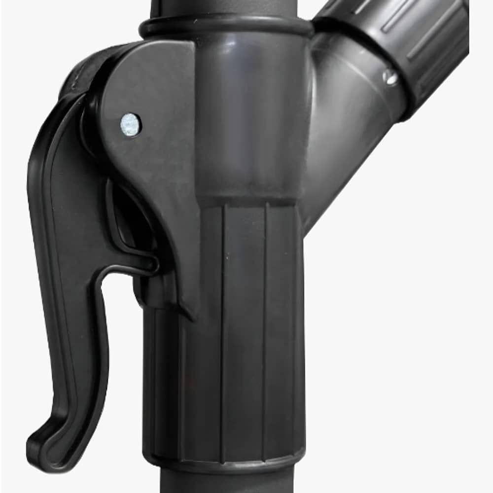 Quitasol Lateral 3m Extendible Altura Ajustable Rojo image number 4.0