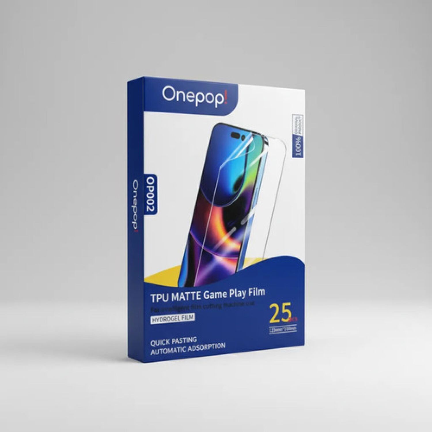 Caja Lamina Hidrogel Clear Onepop Matte Game Hd 25 Unidades image number 3.0