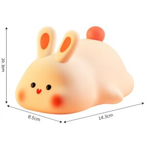 Lampara Nocturna Conejo C/sensor Bebes - Niños Espanta Cuco Lampara Nocturna Conejo C/sensor Bebes - Niños Espanta Cuco
