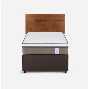 Cama Nido Rosen New Style 6 / 1.5 Plazas / Base Normal + Respaldo