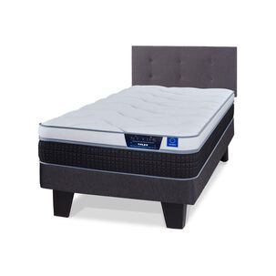 Cama Europea Flex Nexus / 1.5 Plazas / Base Normal + Respaldo