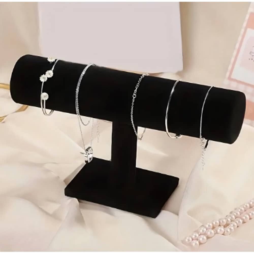 Exhibidor Mostrario Pulseras Relojes Terciopelo Negro image number 2.0