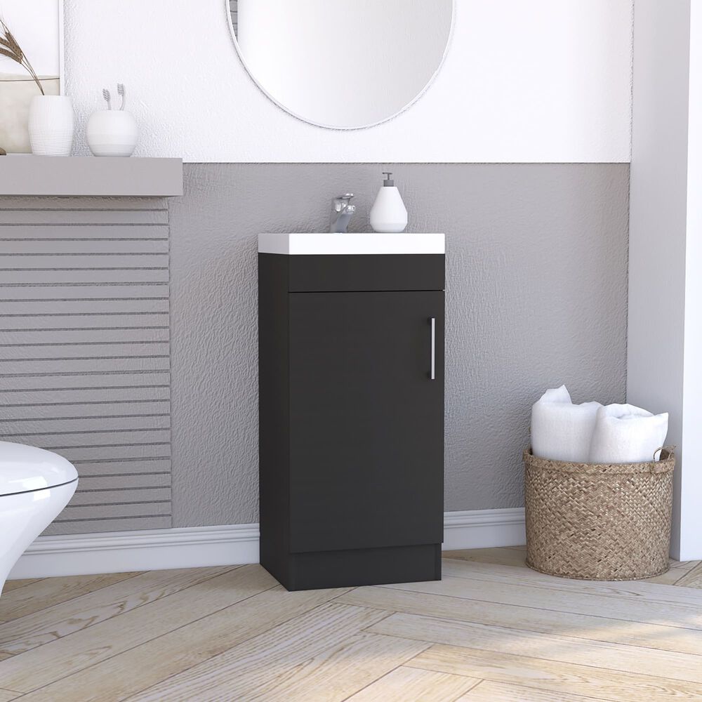 Mueble Vanitorio 1 Puerta Fm-005n - Negro image number 4.0