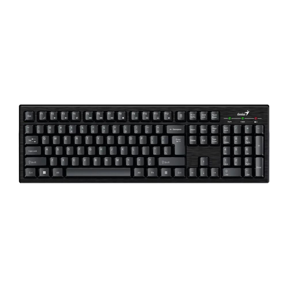 Kit Teclado Y Mouse Inalambrico Usb Negro Km-8101 image number 0.0