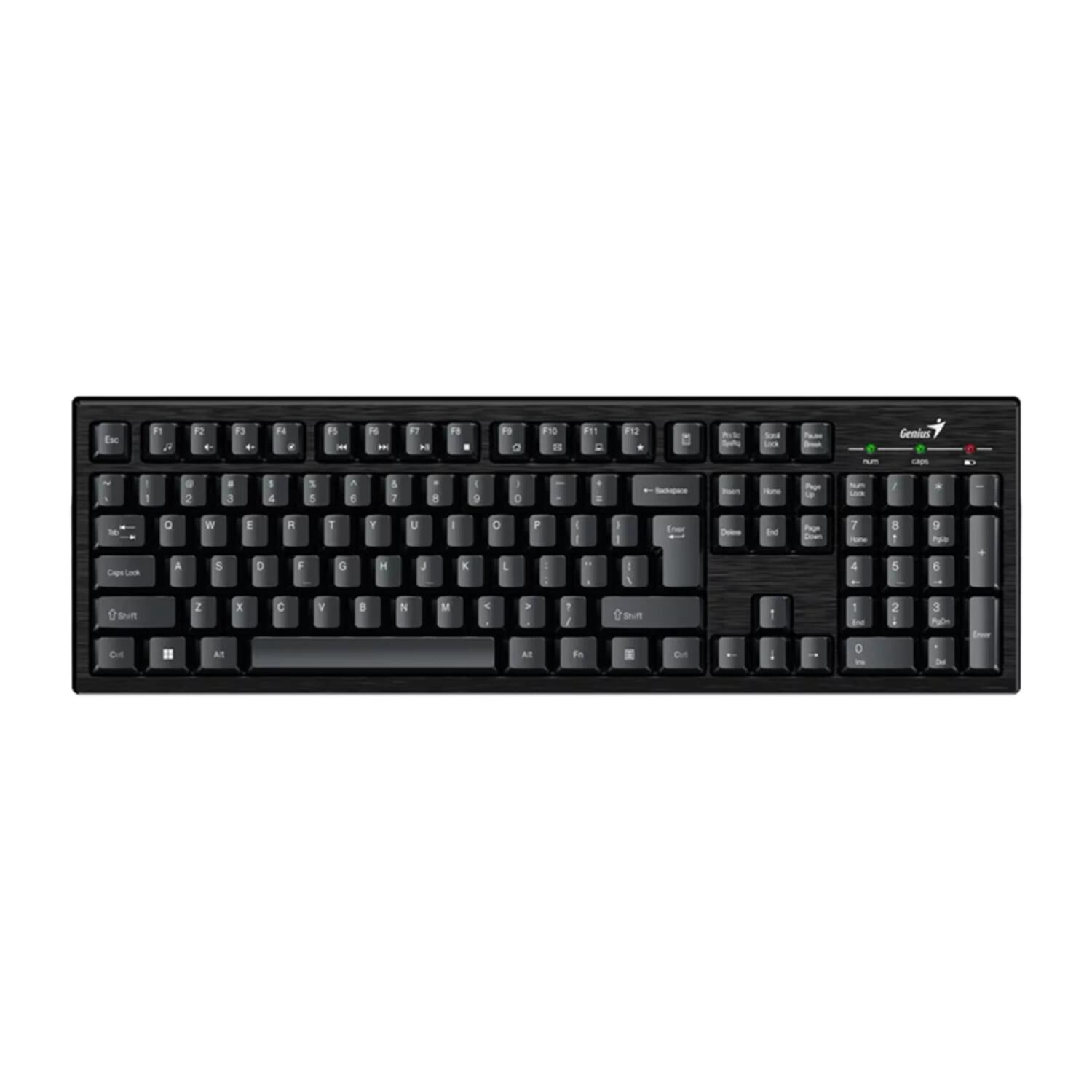 Kit Teclado Y Mouse Inalambrico Usb Negro Km-8101 image number 0.0