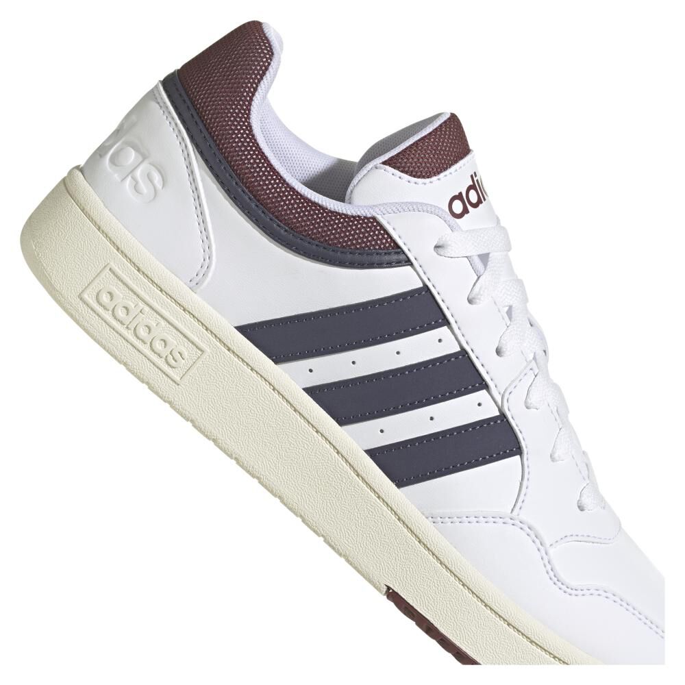 Zapatilla Urbana Hombre Adidas Hoops 3.0 Blanco image number 5.0