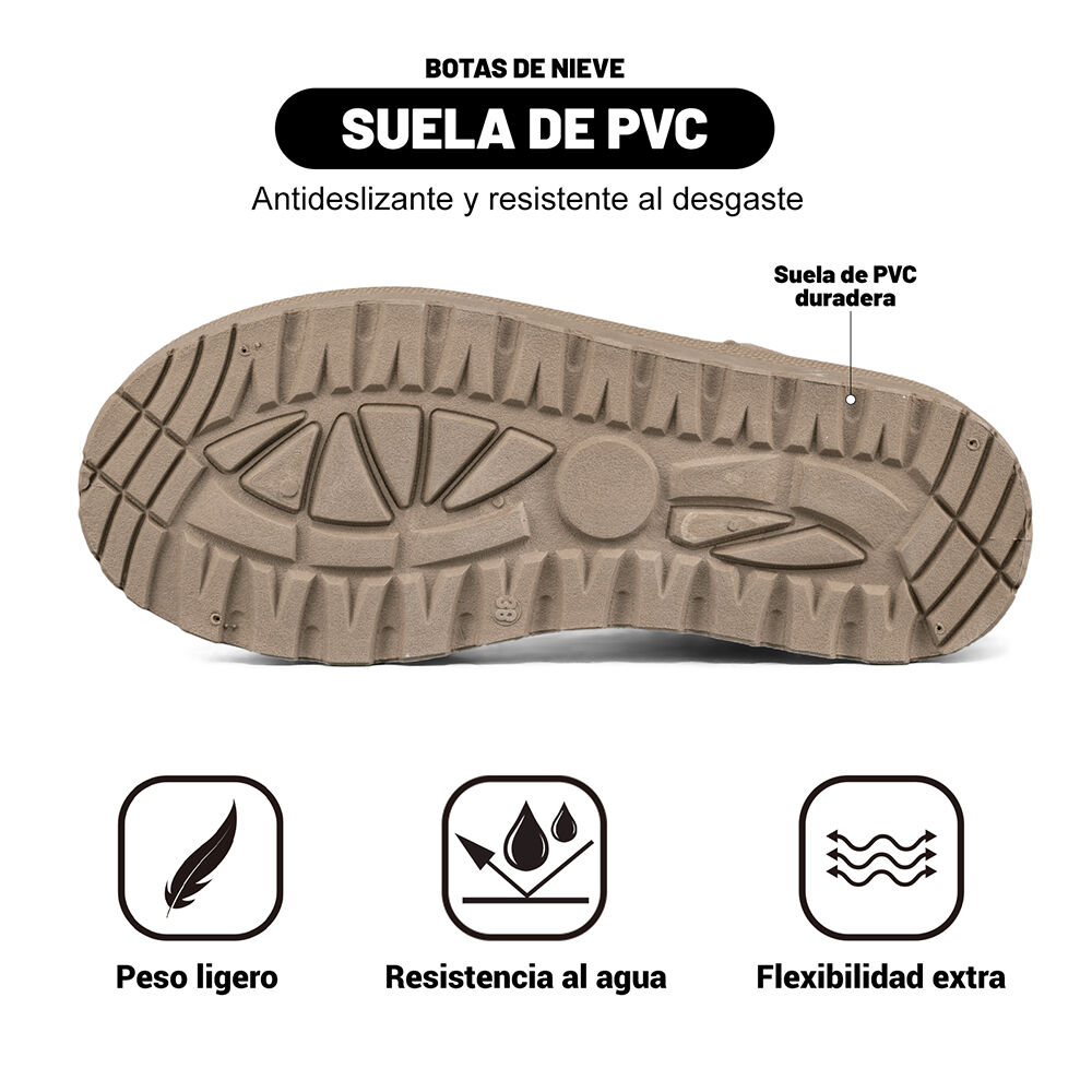 Botin Térmico Casual Mujer Gamuza Antideslizante Weide Sl25 image number 8.0