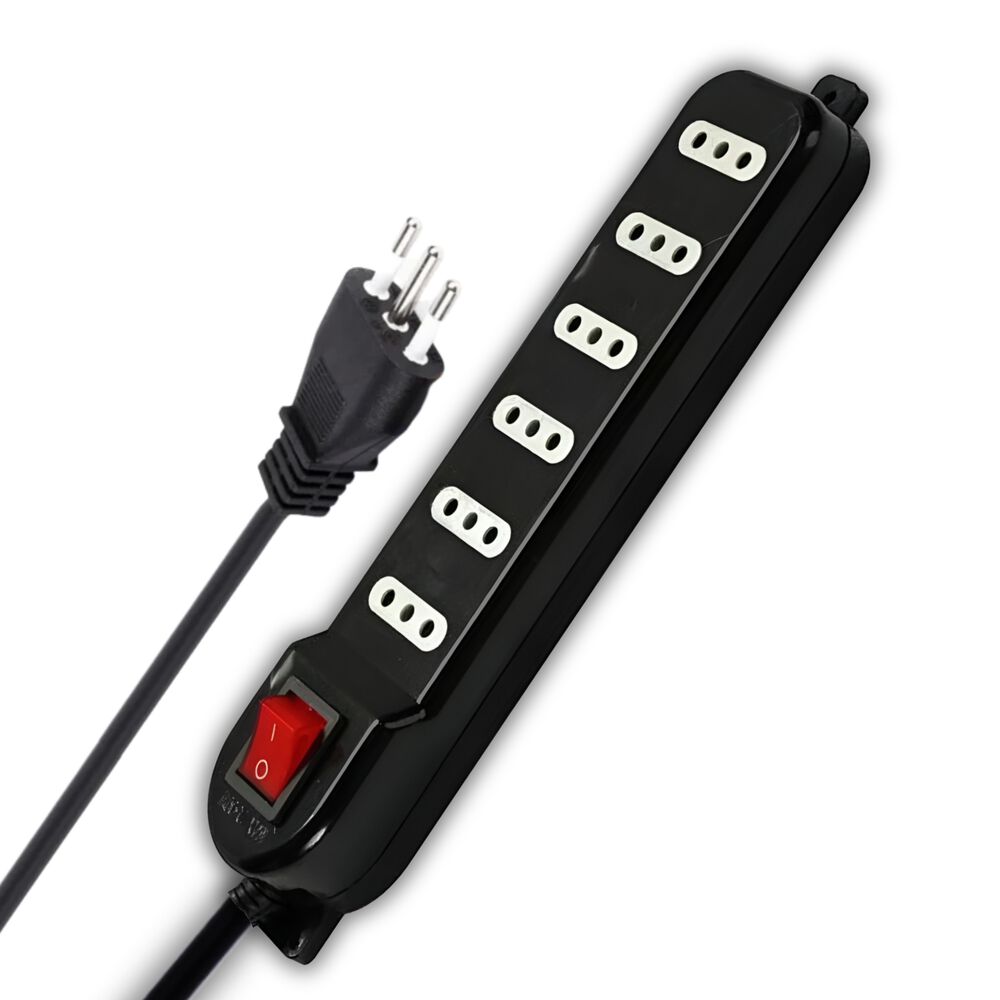 Alargador De 3mt Certificado 6 Pos + Switch Corta Corriente Me-070b image number 5.0