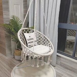 Silla Colgante Tipo Hamaca Para Terraza Jard&iacute;n Living