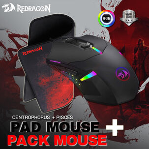 Pack Gamer Mouse + Pad Mouse M601wl-ba Redragon