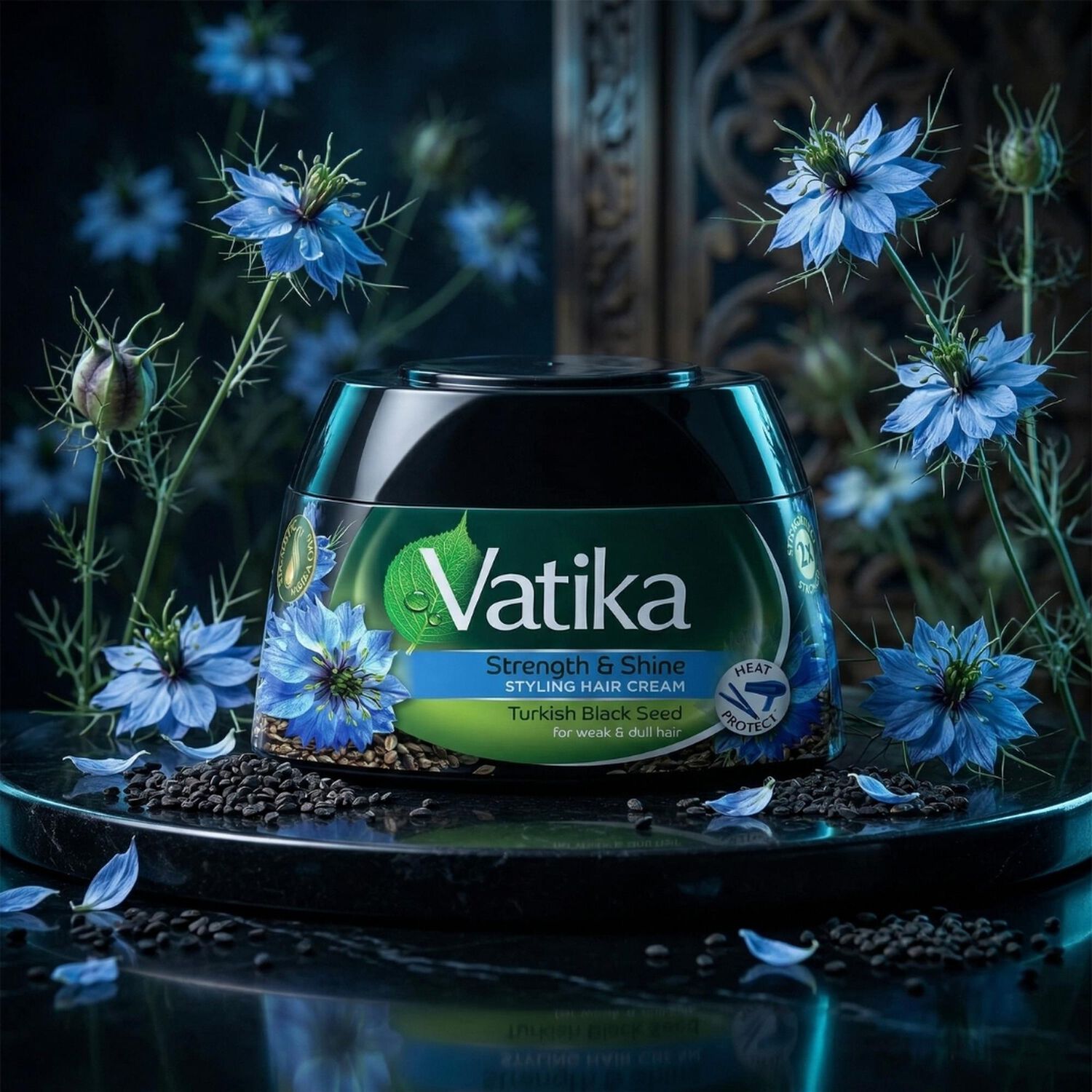 Vatika Crema De Peinar Semilla Negra 140 Ml image number 1.0