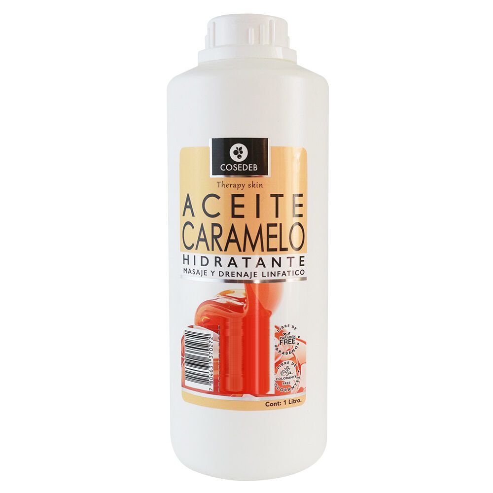 Aceite Masaje Therapy Hidratante Caramelo Cosedeb 1 Litro image number 0.0